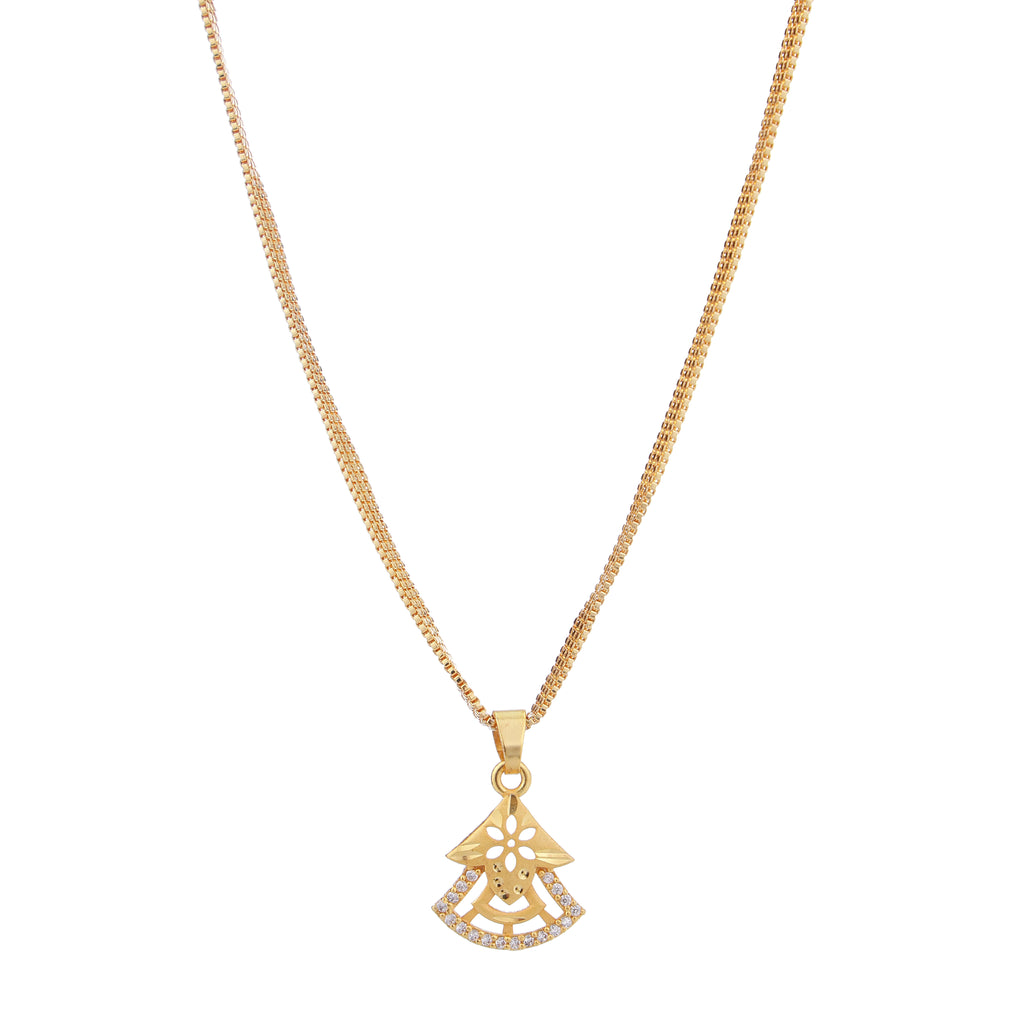 Premium Gold Chain & Pendant Set