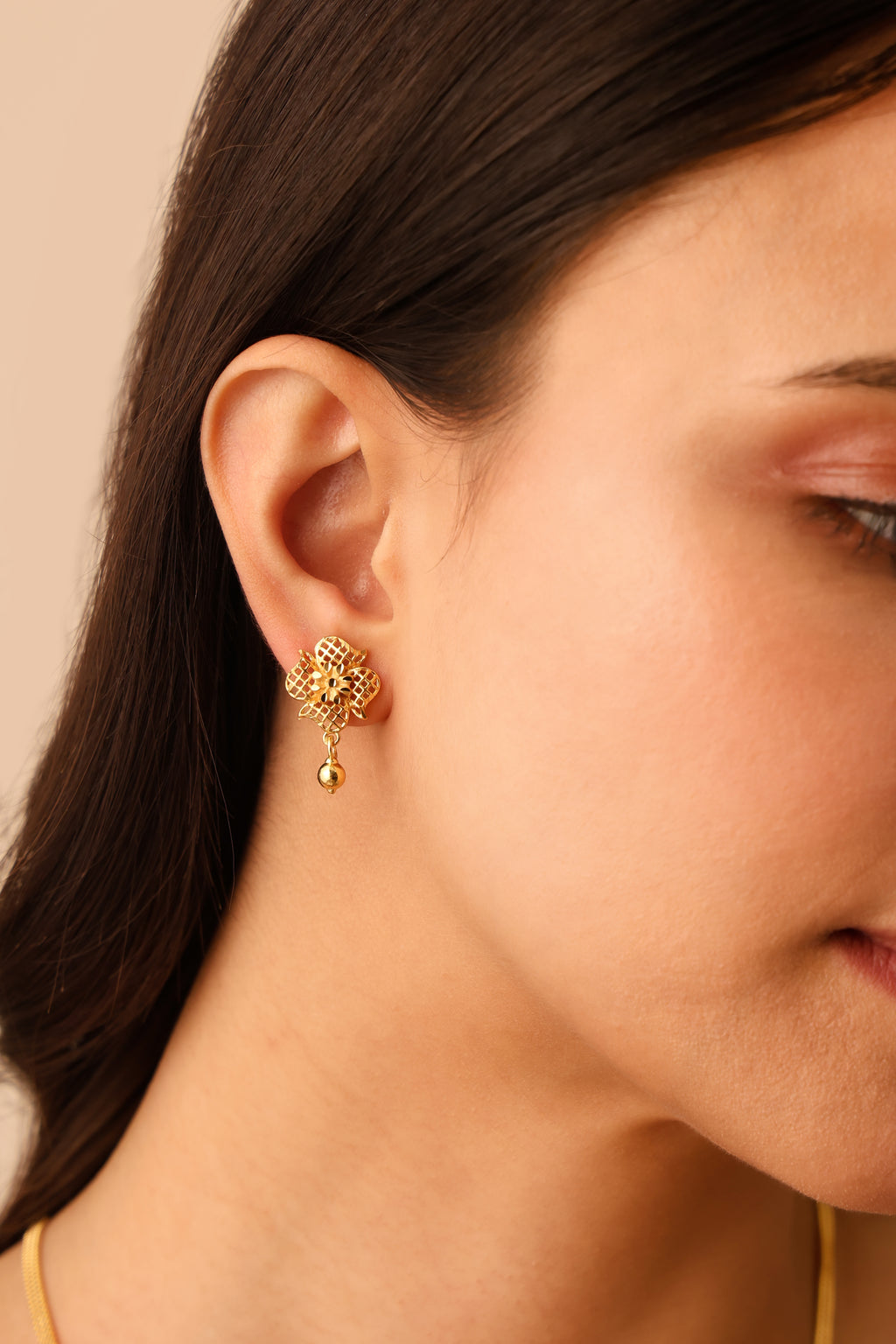 Gold Forming Chain Pendant Set with Tops