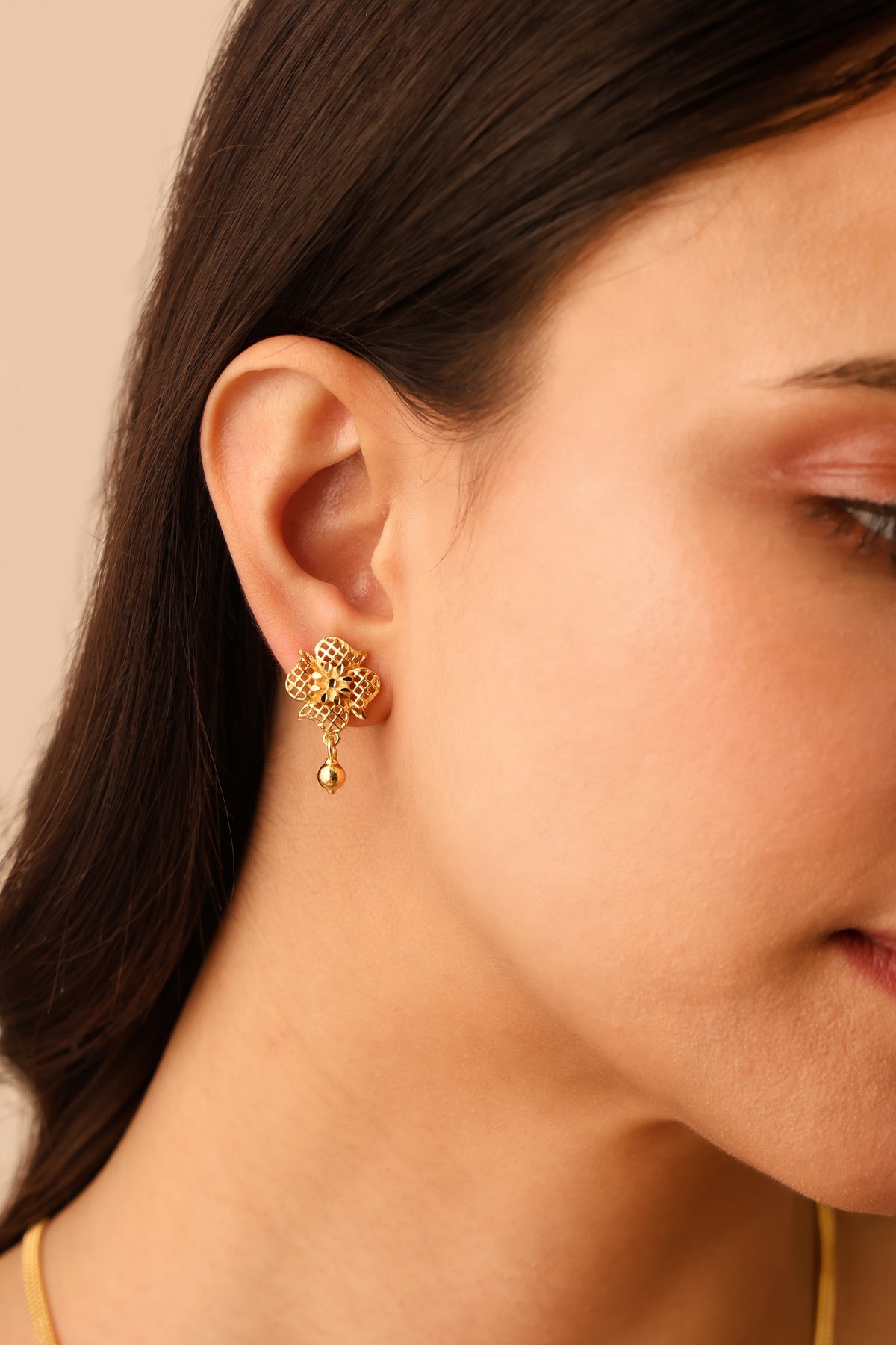 Gold Forming Chain Pendant Set with Tops