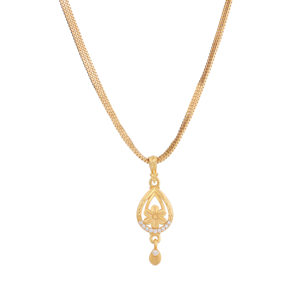 Latest Design Gold Forming Chain Pendant Set