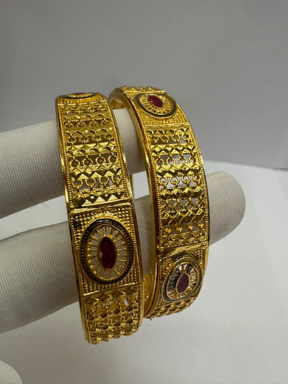 Premium 1 Gram Gold Forming KADA for Women