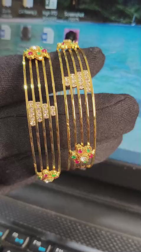 Premium Gold-Look KADA – Perfect for Every Occasion